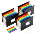 thumbnail image 1 of Hanging File Folders, 3 Pack File Folders Letter Size, 7 Expanding Accordion Pockets, 1/3-Cut Tab Larger Capacity Hanging Folders for Filing Cabinet, Office Supplies, Back to School Supplies, 1 of 7
