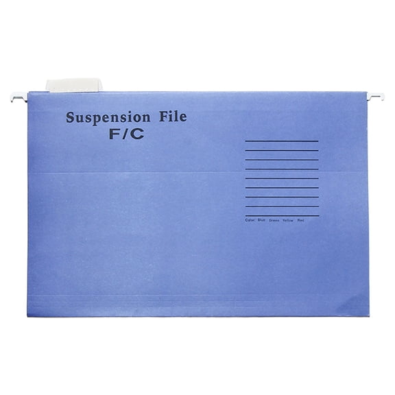 Hanging File Folders, F/c Size Document Folder, with Adjustable Tabs, Assorted Colors, Sturdy Expandable Document Organizer, Stationery Supplies for Home Office Use, 8 Pc,Dark Blue