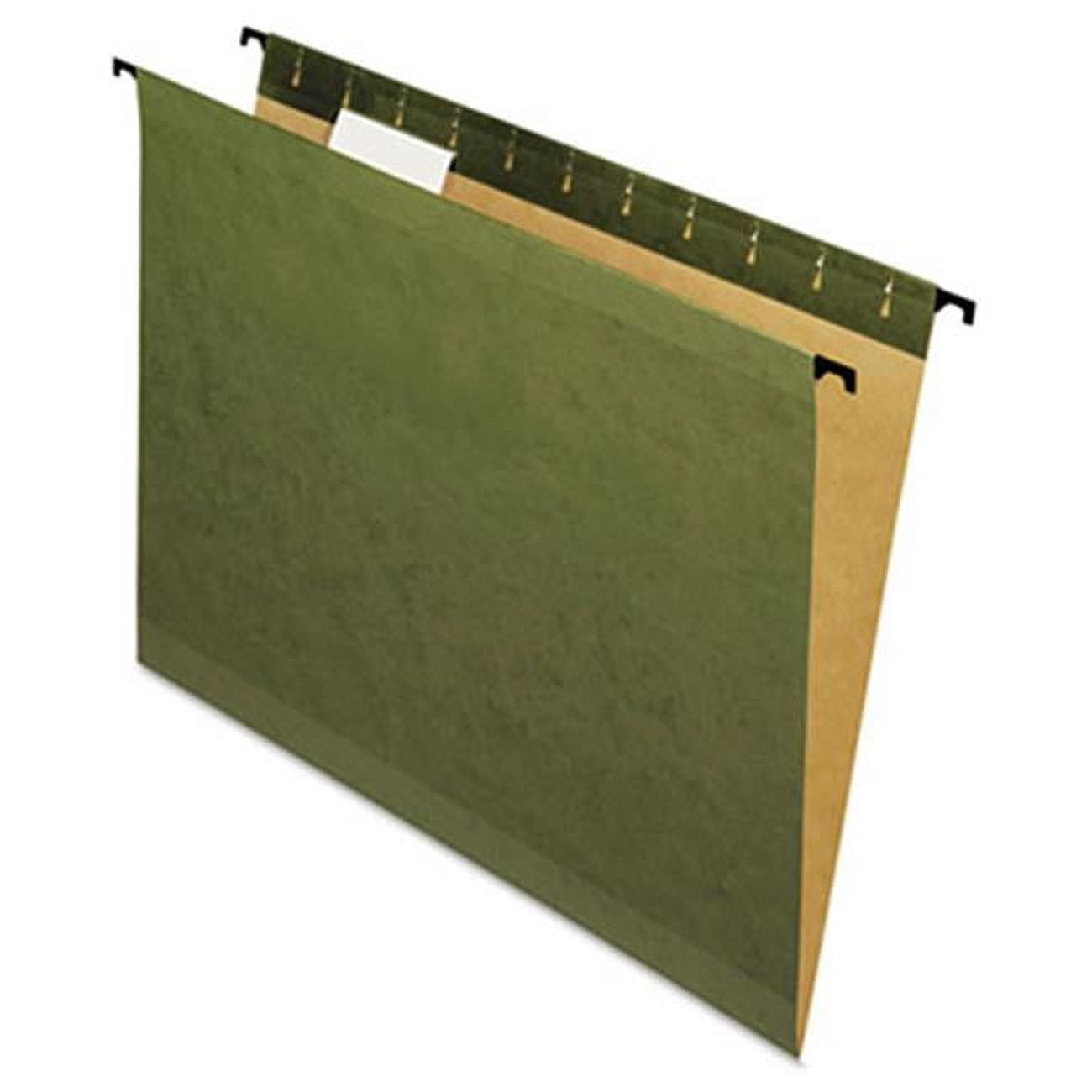 Hanging File Folders- Letter- Green- 20/Box