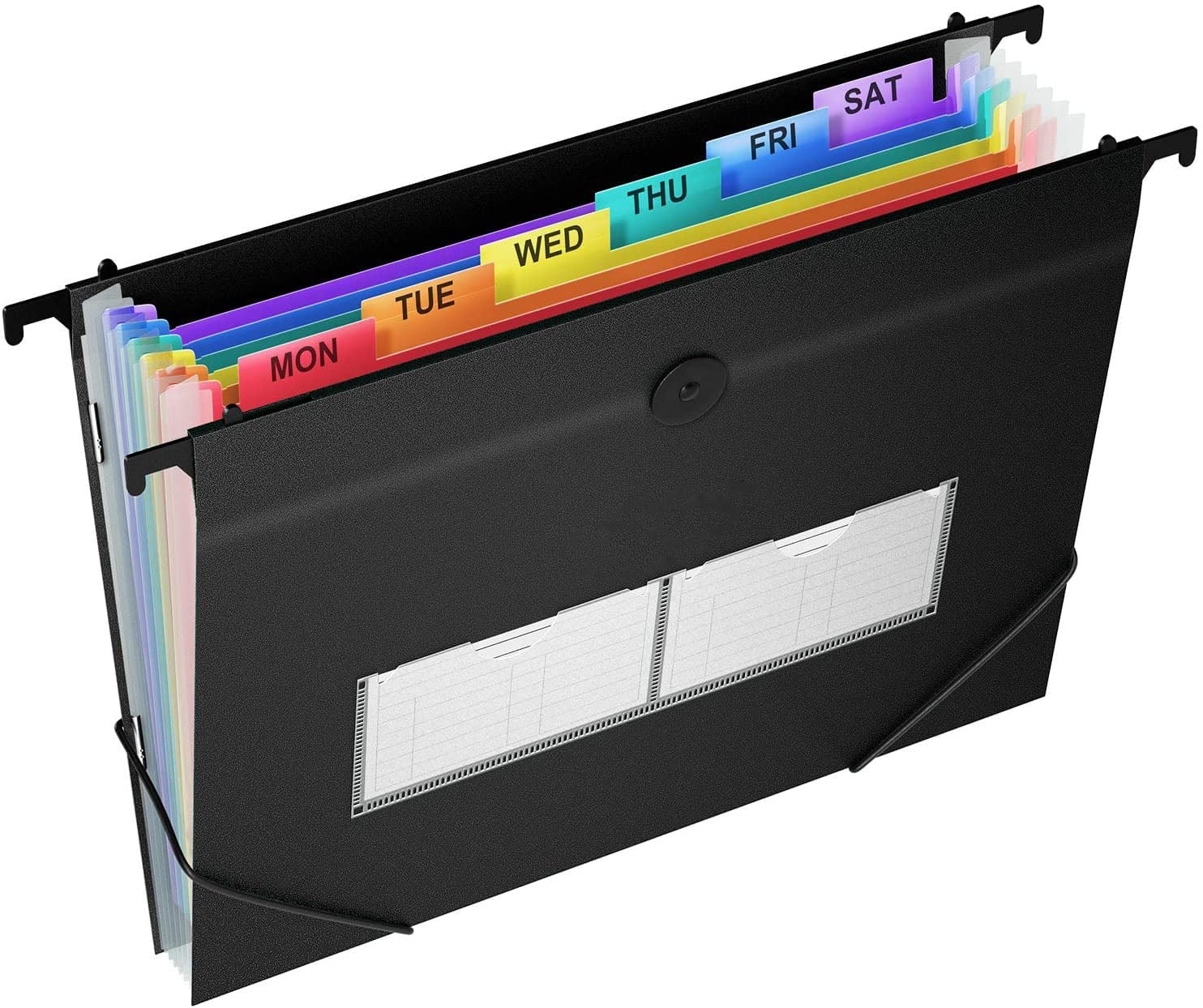 Hanging File Folders Letter Size 7 Pockets Accordian File Organizer