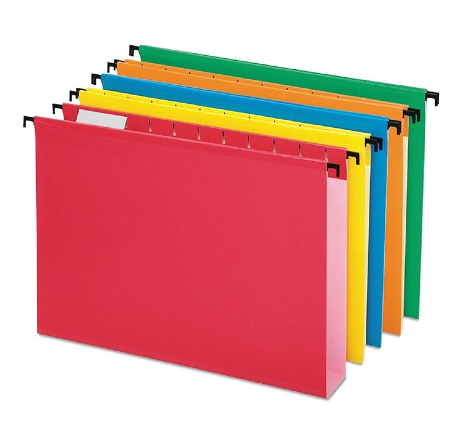 Hanging File Folders Letter Size - SureHook Reinforced Extra Capacity - 20 Pack, Assorted Colors