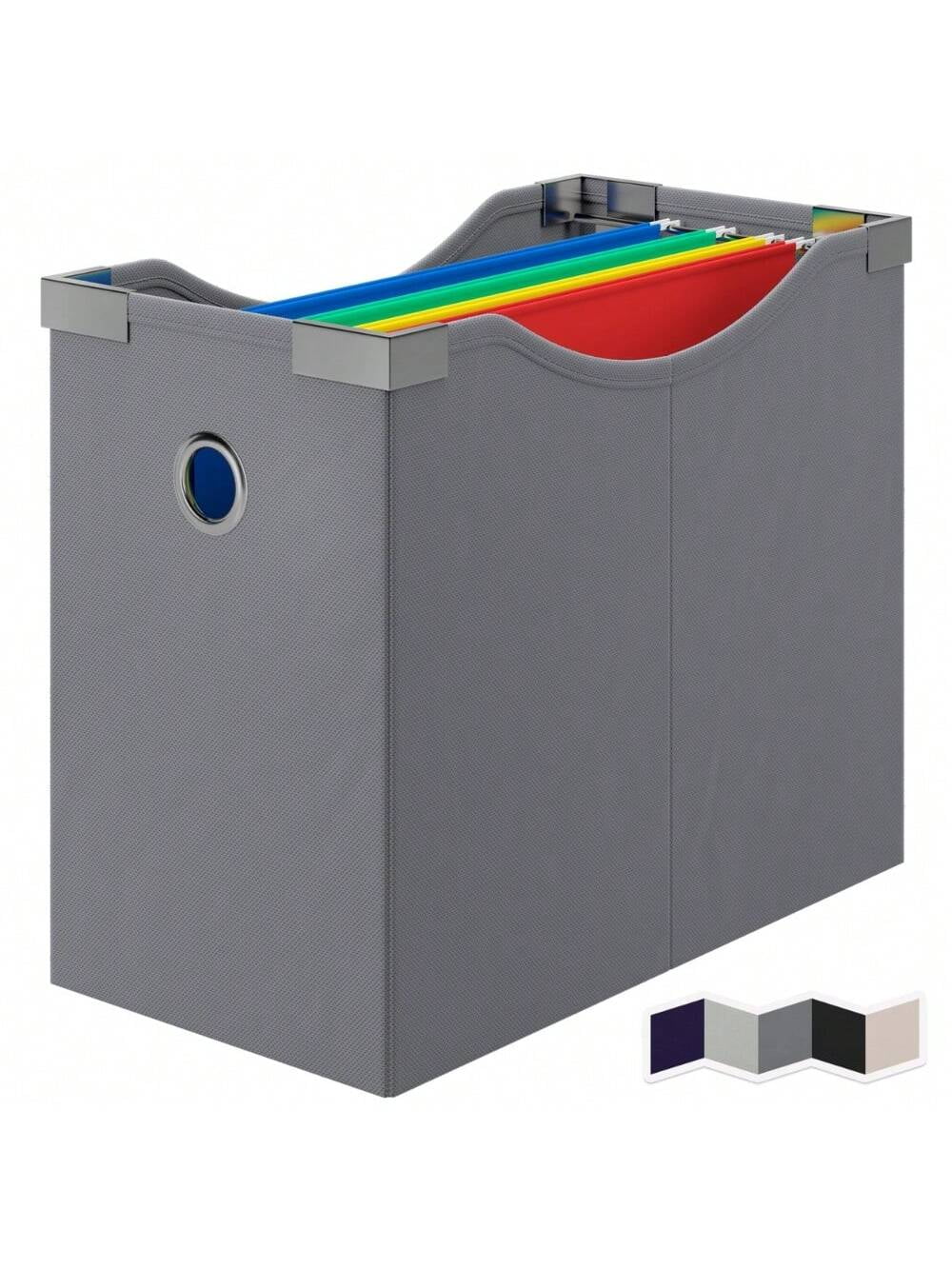 Hanging File Organizer Boxes For Home Or Office Storage. Desktop Filing