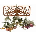 thumbnail image 1 of Hanging Flower Dryer Rack Flower and Herb Drying Rack Dried Flower Wall Hanging Wooden Hanging Herb Dryer Rack with 11PCS Hooks and 2PCS Screws for Wall Decor, 1 of 7