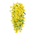 thumbnail image 1 of Hanging Flowers for Decoration, Outdoor Artificial Flowers Uv Resistant, 34 in Drop, Yellow Faux Vines, Outdoor Decor for Porch, Patio Wall Decor, 1 Pc, 1 of 8