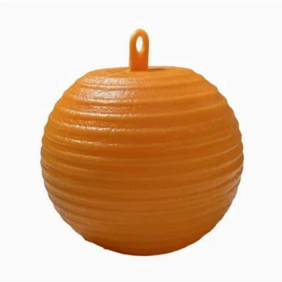 Hanging Fly Sticky Trap Balls, Orange Insect Attracting Balls, Fruit Fly Trap Ball for Indoor, Outdoor Fruit Fly Attracting Sphere, Multifunction Insect Trap Ball, Sticky Insect Trap Ball for Plants