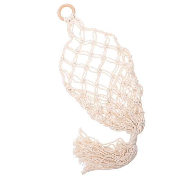 Hanging Fruit Basket Macrame Hanging Fruit Basket Vegetable Breathable Storage Basket