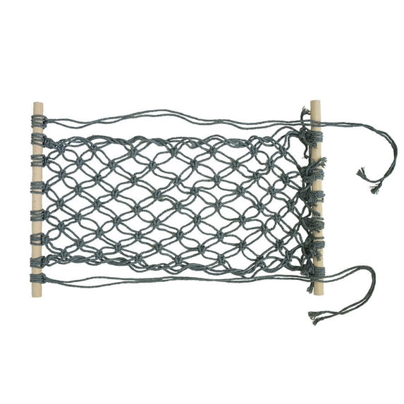 Hanging Fruit Hammock with Hooks, Home Kitchen Fruit Hanging Basket Wind Rope Hand-woven Vegetable And Fruit Net Pocket, Rectangle
