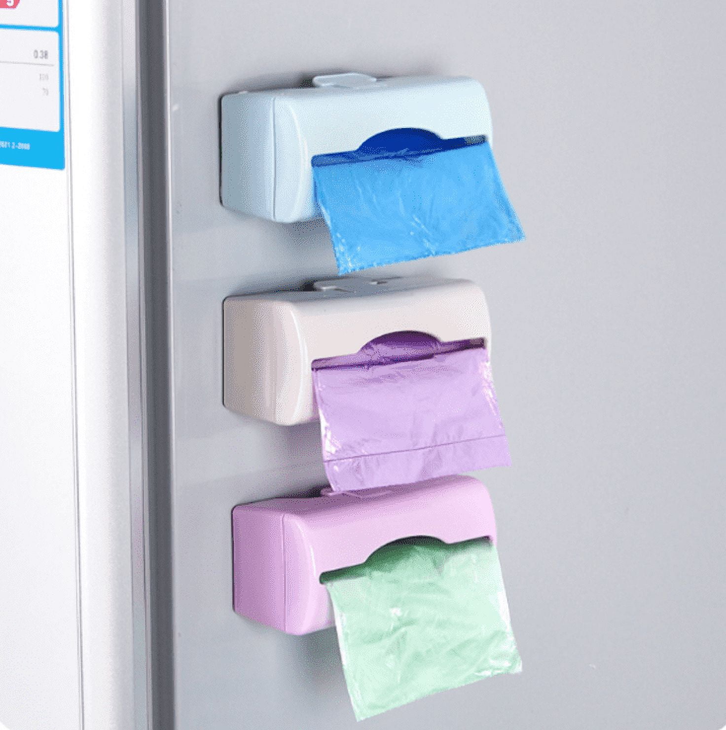 Hanging Garbage Bag Storage Box Hanging Storage Box Plastic Bag Holder