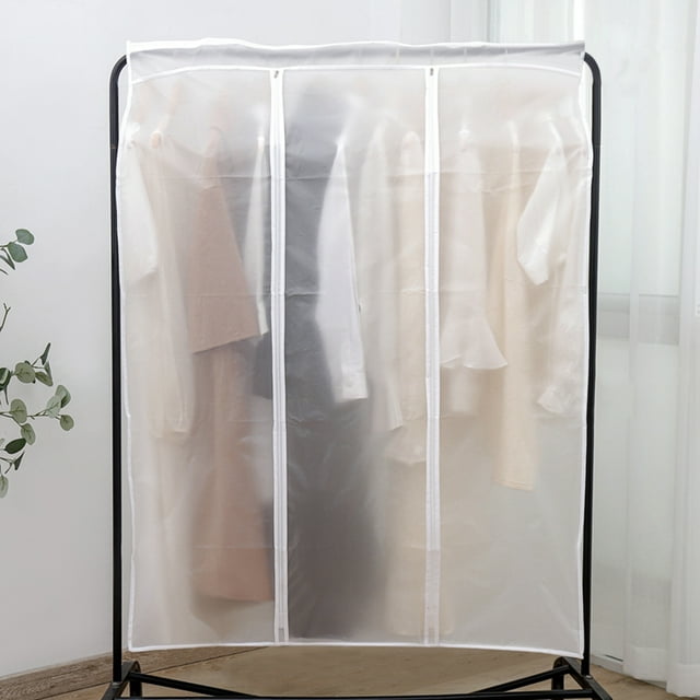 Garment Clothes Cover Protector Hanging Garment Storage Bag Translucent