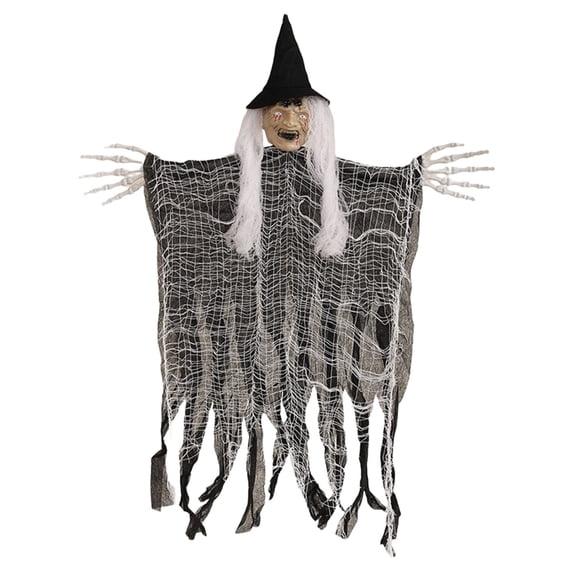 Hanging Ghost Skeleton Decor – Scary Halloween Prop for Haunted House, Bar, and Themed Party Displays