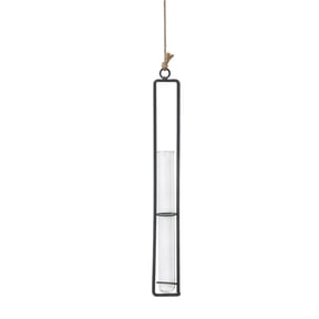 Hanging Glass Planter, Hydroponic Plant Propagation Test Tube Wall Hanging Terrariums Clear Glass Flower Vase