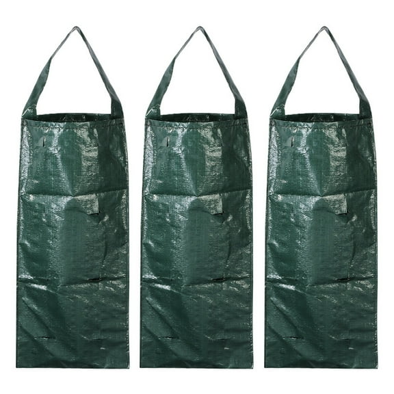 Hanging Grow Bag Upside Down Tomato Planter Strawberry Planting Bag for Home Garden Balcony Easy Vertical Gardening