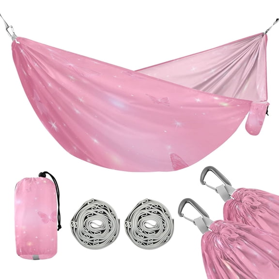 Hanging Hammock Portable Travel Camping For Outdooor Beach Camping Hiking Gradient Background