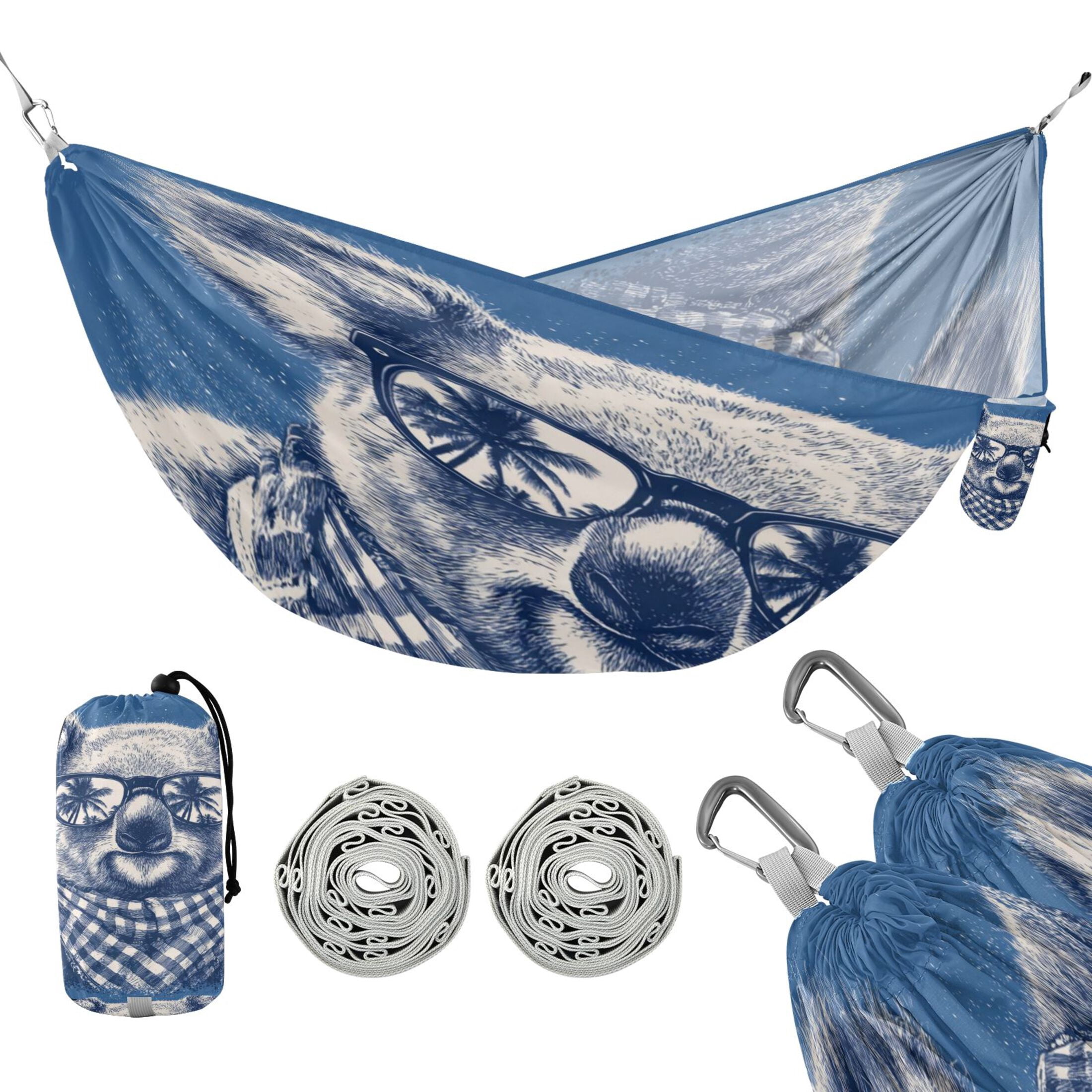 Hanging Hammock Portable Travel Camping For Outdooor Beach Camping Hiking Koala