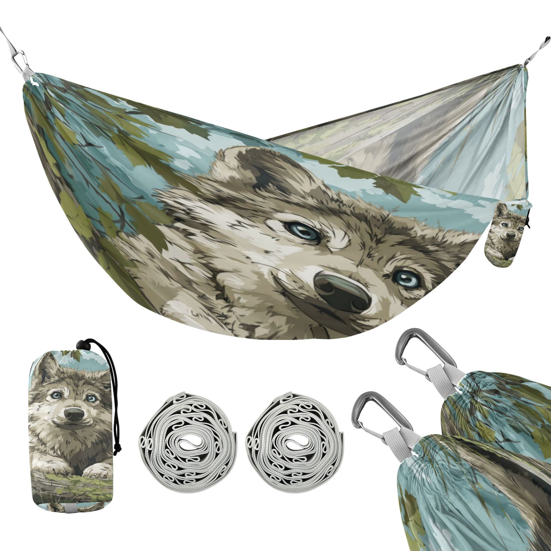 Hanging Hammock Portable Travel Camping For Outdooor Beach Camping Hiking Sitting in The Forest