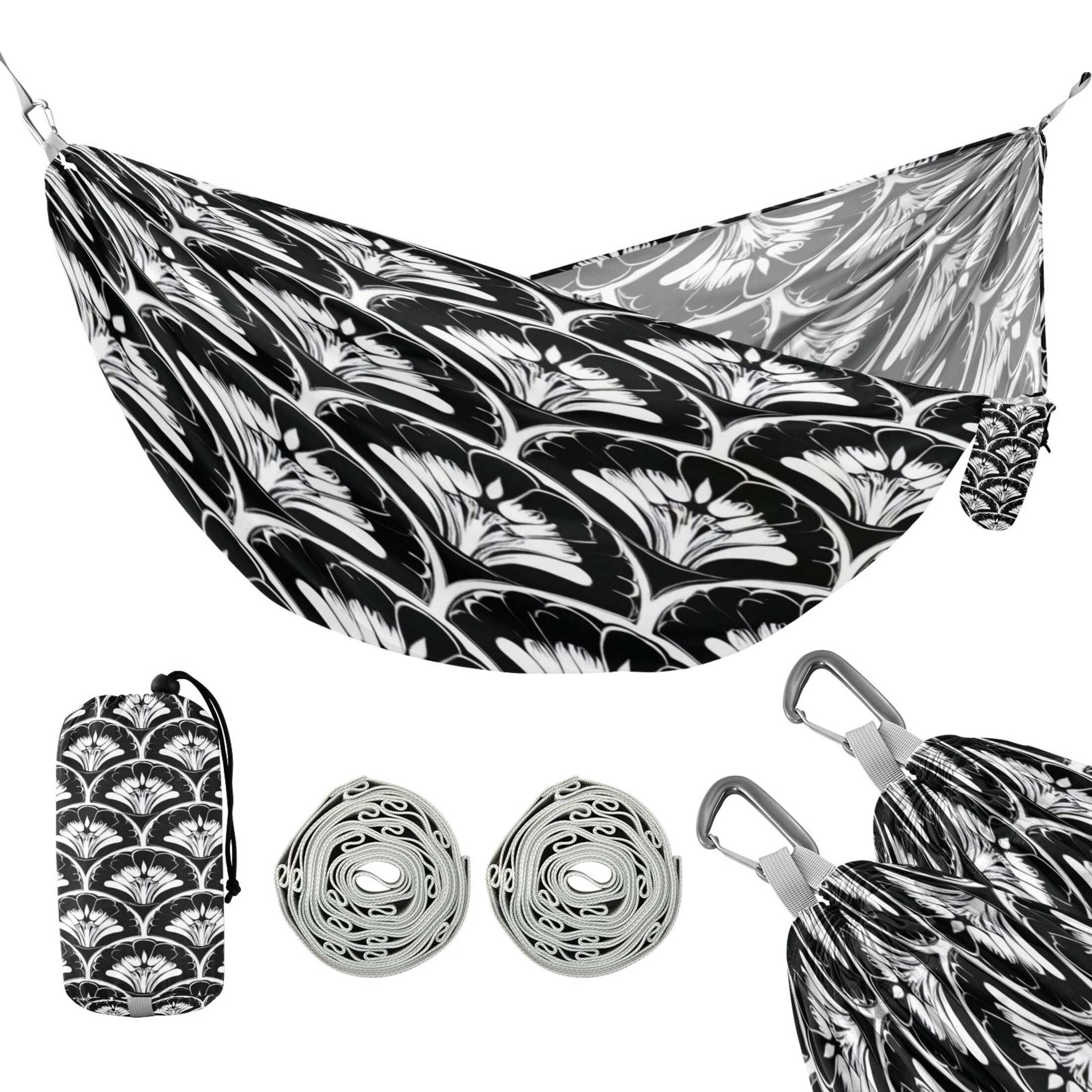 Hanging Hammock Portable Travel Camping For Outdooor Beach Camping Hiking Symmetrical Structures