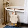 thumbnail image 1 of Hanging Hand Towel, Goose Shaped Kitchen Hand Towel Super Absorbent Plush Bathroom Hand Drying Towel with Loop for Home Decor, 1 of 6