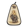 thumbnail image 1 of Hanging Hand Towels For Kitchen Bathroom Home Decor Lightweight A Cute Buffalo and A Cute Puppy, 1 of 6