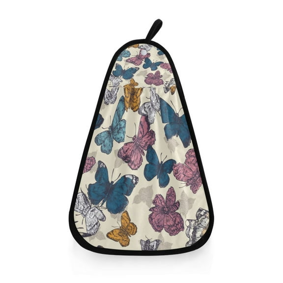 Hanging Hand Towels For Kitchen Bathroom Home Decor Lightweight Buttflies Vetor