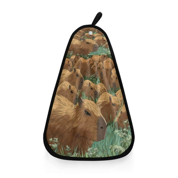 Hanging Hand Towels For Kitchen Bathroom Home Decor Lightweight Capybaras