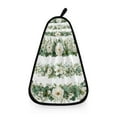 thumbnail image 1 of Hanging Hand Towels For Kitchen Bathroom Home Decor Lightweight Eucalyptus Peonies and Roses, 1 of 6
