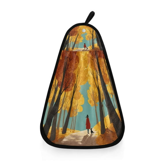 Hanging Hand Towels For Kitchen Bathroom Home Decor Lightweight Large Forest Of Maple Trees