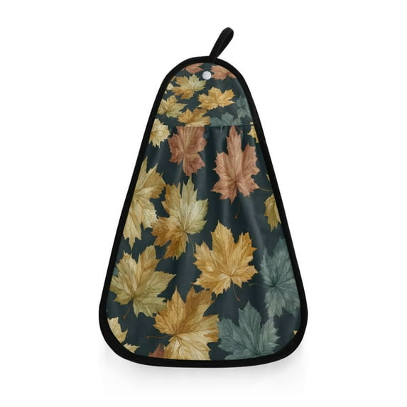 Hanging Hand Towels For Kitchen Bathroom Home Decor Lightweight Maple Leaves Vector