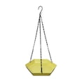 thumbnail image 1 of Hanging Hexagonal Bird Feeder For Outdoors - Dual Purpose Water & Food Dispenser For Wild Birds, Yellow, 1 of 4