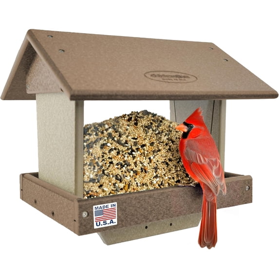 Hanging Hopper Bird Feeder, Large Bird Feeder for Outside, Outdoors ...