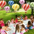 thumbnail image 1 of Hanging Hot Air Balloon Paper Lanterns Set 12 inch Hot Air Balloon Classroom Decor Paper Lantern for Birthday Wedding Baby Shower Christmas Party Festival 5Pcs, 1 of 6