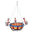 thumbnail image 1 of Hanging Hummingbird Feeder With Planter Basket 3-Bottle Design Colorful Woven Rattan Base Yard Garden Decor for Outside Hanging Flower Basket Bird Feeder, 1 of 7