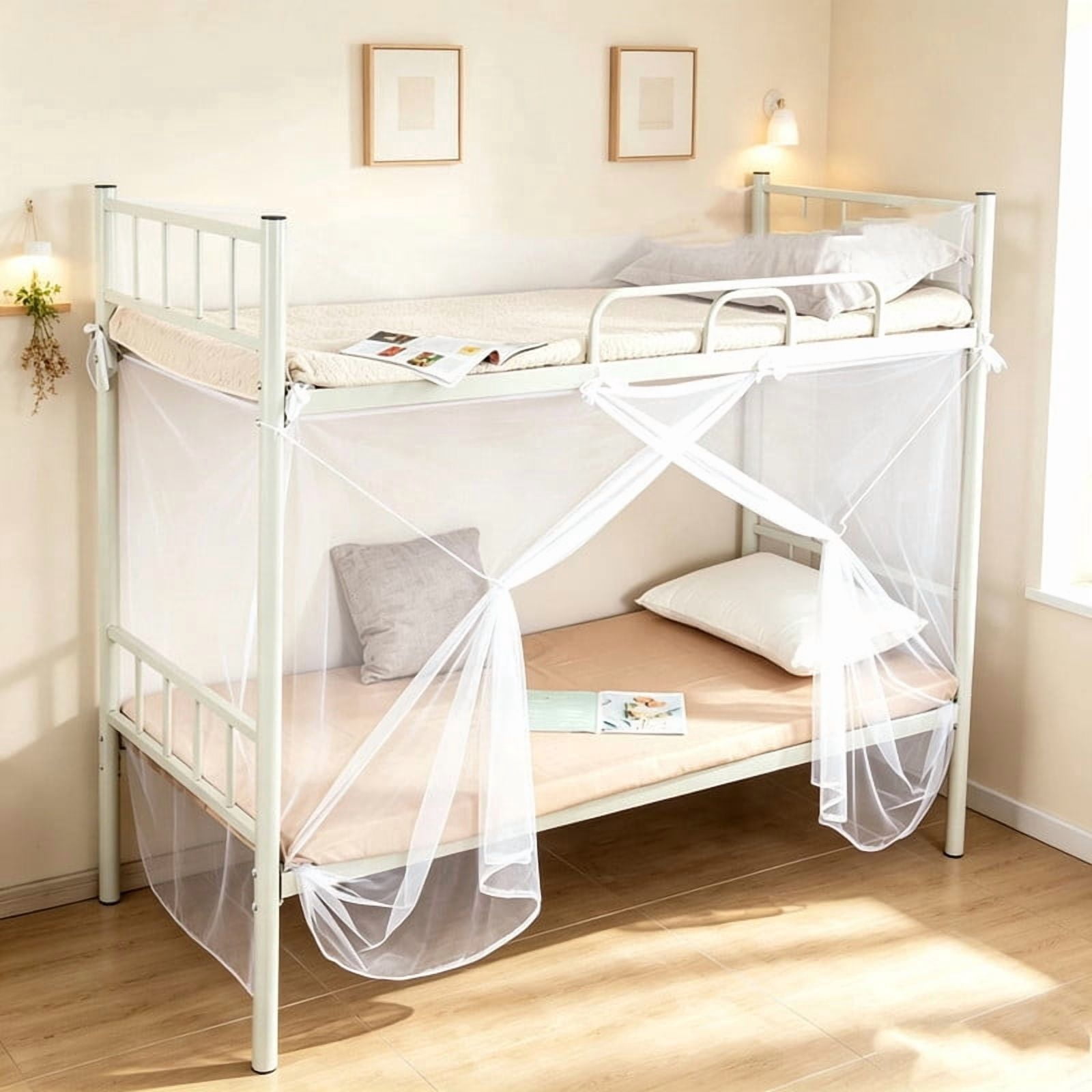 Hanging Insect Dust Proof Bed Canopy for Student Dorm, Bunk Bed, Single ...