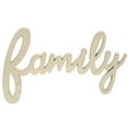thumbnail image 1 of Hanging Ivory Script Family Sign, 1 of 2