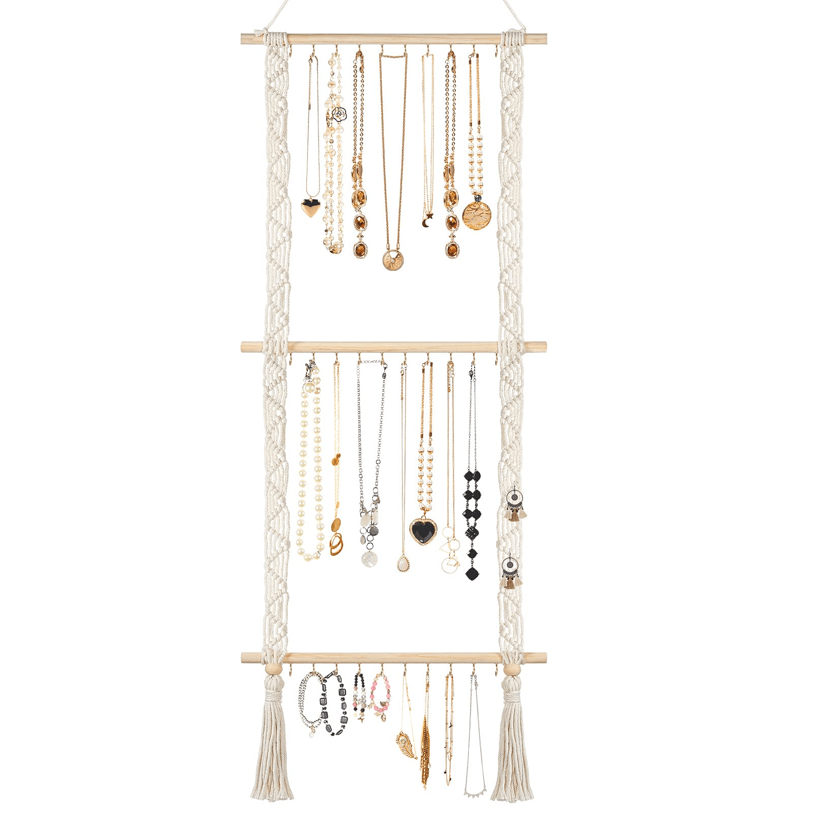 Macrame earring holder deals