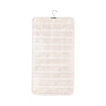 thumbnail image 1 of Hanging Jewelry Organizer Storage Roll 80 Pocket Double Sided Rack with Swivel Hook for Closet Door and Wall 30x16 Inch White, 1 of 5