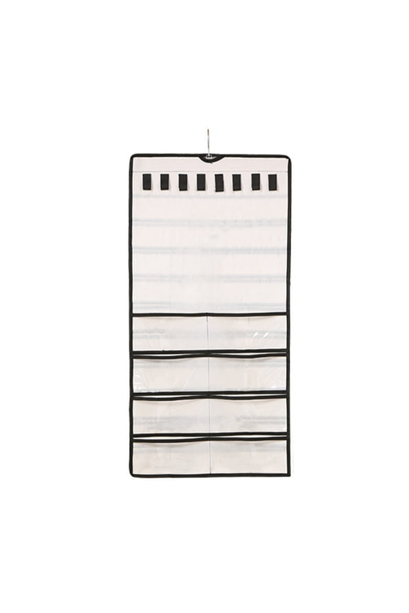 Hanging Jewelry Organizer,Travel Foldable Jewelry Roll Storage Case,with 48 Pockets Loops Closet Necklace Holder for Earring Bracelet Ring Chain with Rotating Hanger
