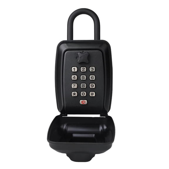 Hanging Key Lock Safe Secret Storage Box Password Security Lock No Key Required Home Office Key Portable Combination Box Storage ,Fireproof Resistant Insulation