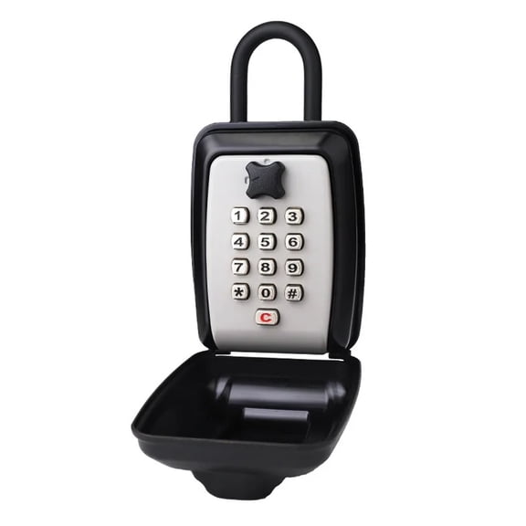 Hanging Key Lock Safe Secret Storage Box Password Security Lock No Key Required Home Office Key Portable Combination Box Storage ,More Reliable & Robust