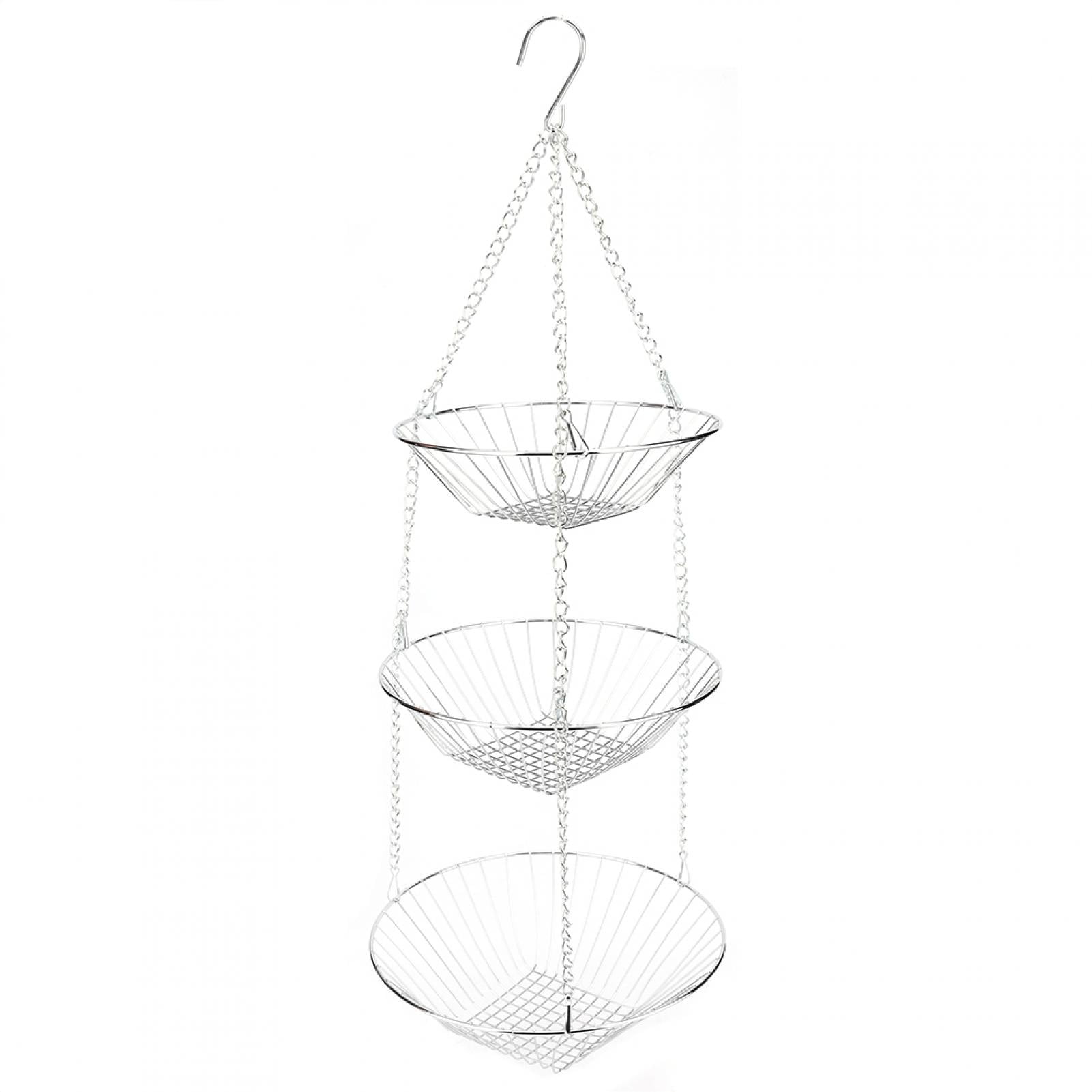 Hanging Kitchen Baskets, Hanging Fruit Baskets, Hanging Wire Basket