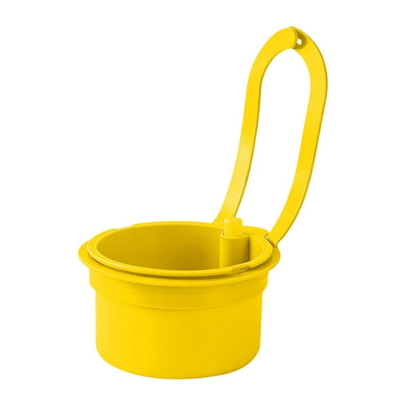 Hanging Kitchen Sink Strainer Basket Food Waste Collector, Hanging Draining Basket, Fruit Vegetable Washing Drain Basket, Kitchen Waste Catcher(Yellow)
