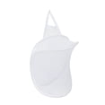 thumbnail image 1 of Hanging Laundry Basket with Hook, Breathable Mesh Hamper for Clothes Towels, Foldable Storage for Bathroom White 16", 1 of 6