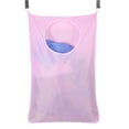 thumbnail image 1 of Hanging Laundry Hamper Bag Hanging Bag for Laundry Over The Door Laundry Hamper Hanging Laundry Basket(With 2 Stainless Steel Hooks and 2 Suction Cup Hooks), 1 of 6