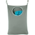 thumbnail image 1 of Hanging Laundry Hamper Bag Hanging Bag for Laundry Over The Door Laundry Hamper Hanging Laundry Basket(With 2 Stainless Steel Hooks and 2 Suction Cup Hooks), 1 of 6