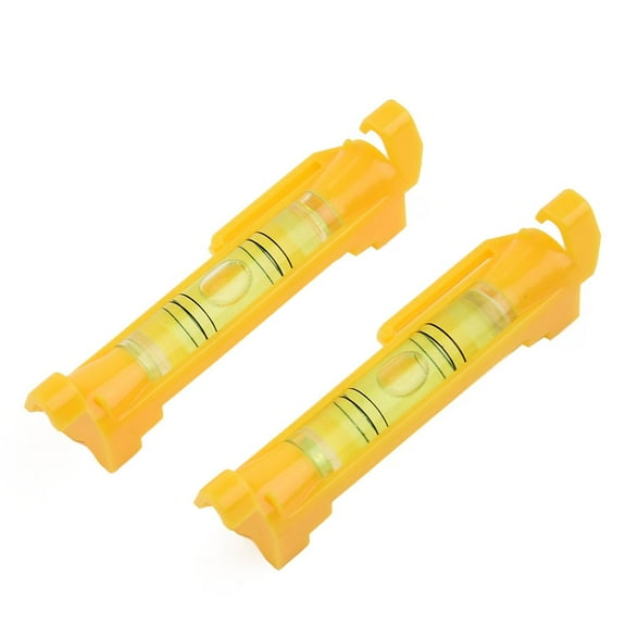 Hanging Level Set 2 Pack, String Line Bubble Level with for Molded Hook for Bricklaying Construction Surveying, Portable Wire Level Tool for Carpentry Floor Trim and Fence Alignment(Orange)