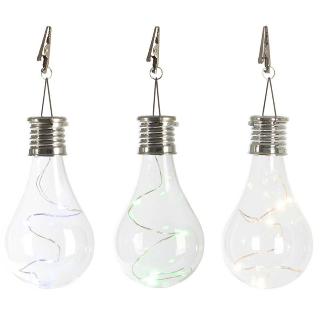 Hanging Light Bulb Solar Bulbs Chandelier Batteries Rechargeable