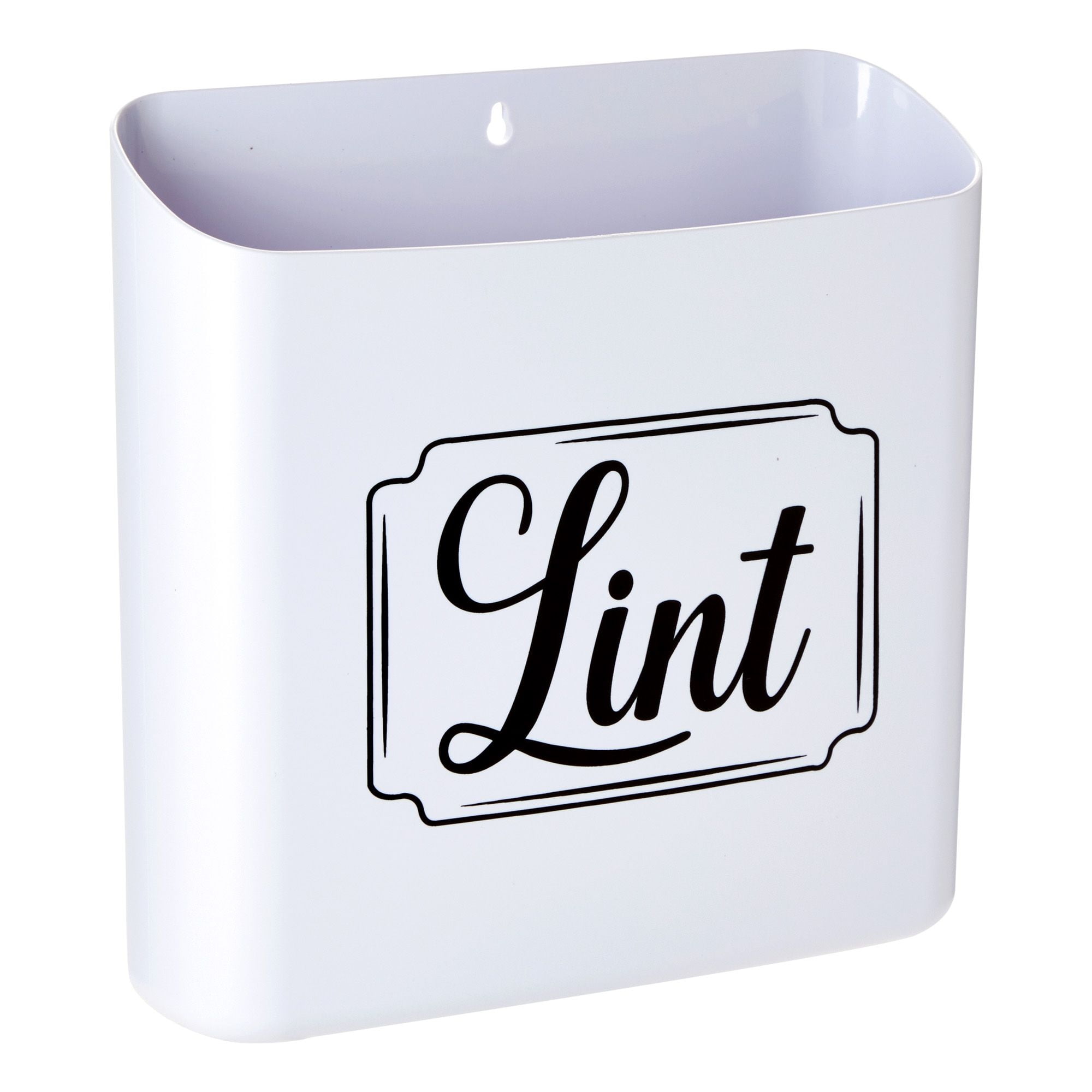 Wall Mounted Lint Bin 9.25x9.25x2.75in Laundry Organizer