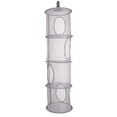 thumbnail image 1 of Hanging Mesh Space Saver Bags Organizer Foldable Storage Organizers 4 Compartments for Kid Toys Gloves Hats Socks, 1 of 16