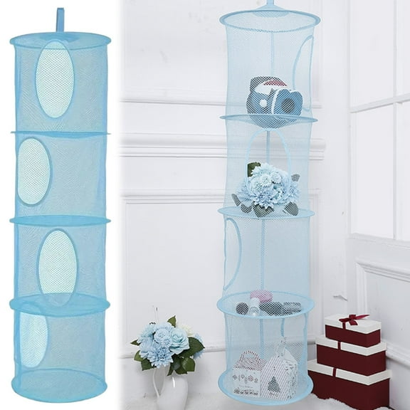 Hanging Mesh Stuffed Animal Storage,Large Plush Toys Net Organizer,Hanging Mesh Organizer,Foldable Space Saver Bags Plushie Basket Organization Holder for Bedroom Playroom Wardrobe Wall,43.3"x11.8"