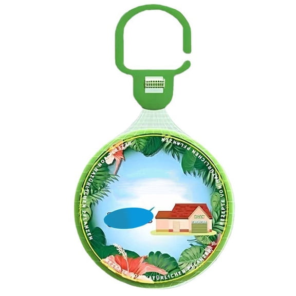 Hanging Mosquito Repellent Disc Plant-Based Formula for Indoor and Outdoor Use Long-Lasting Scented Protection with Hook for Home Garden Patio Travel