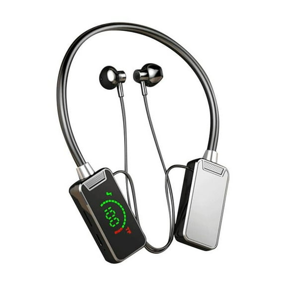 Hanging Neck Bluetooth Headset with Sound Card and Microphone for Singing, Indoor and Outdoor Use, Bluetooth V5.4, 10M Working Distance, Intelligent Noise Reduction